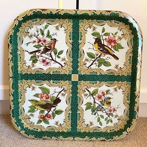 Daher Decorative Bird Wall Art Platter Tray